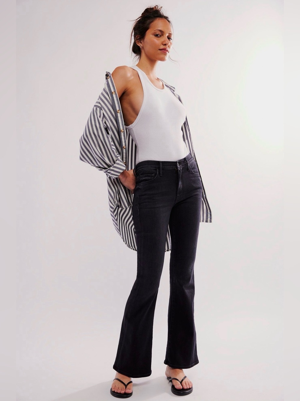 Mother the Weekender Size 27 Deep End Wash